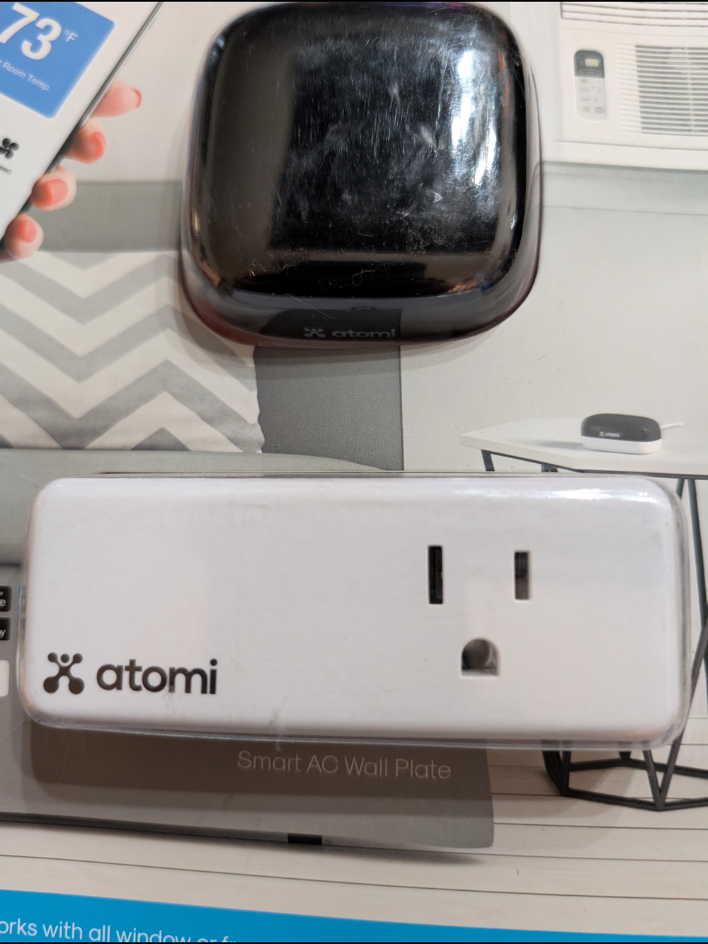Smart AC Wall Plate Adapter - White